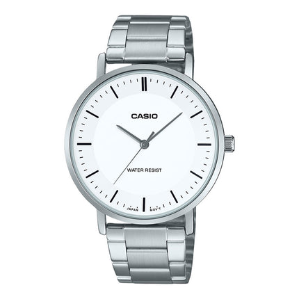 Casio General MTP-VT04D-7EDF Men White Dial Stainless Steel Band