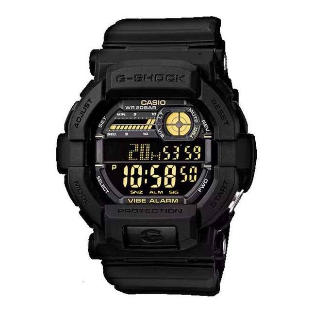 Casio G-Shock GD-350-1BDR Men Digital Dial Black Resin Band