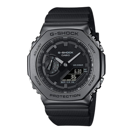 Casio G-Shock GM-2100BB-1ADR CasiOak Digital Analog Dial Black Resin Band
