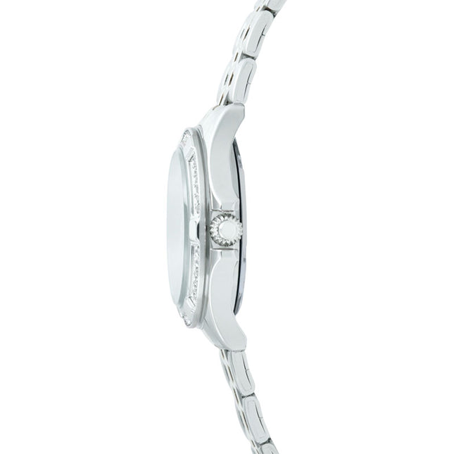 Alba Signa AH7EE1X1 Ladies Maroon Dial Stainless Steel Strap