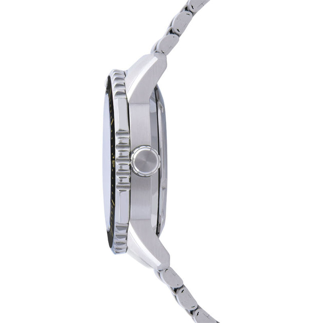 Alba Mechanical AL4733X1 Automatic Men Light Champagne Gradation Dial Stainless Steel Strap
