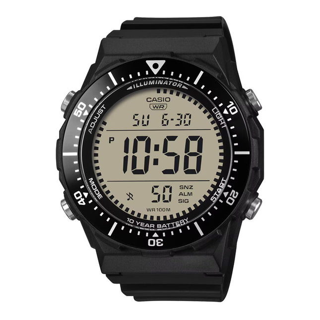 Casio General AE-1700H-1AVDF 10 Years Battery Life Digital Dial Black Resin Band