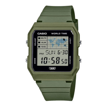 Casio General LF-30W-3ADF Digital Dial Green Resin Band
