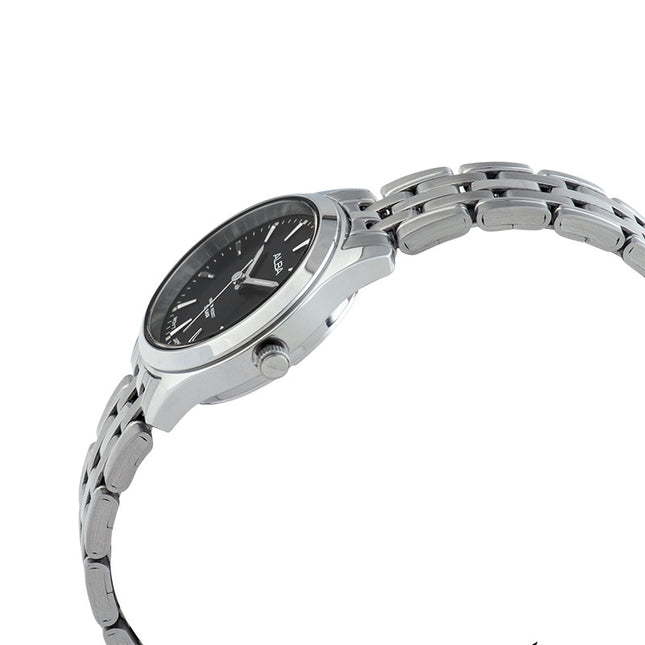 Alba ARX129X1 Ladies Black Dial Stainless Steel Strap