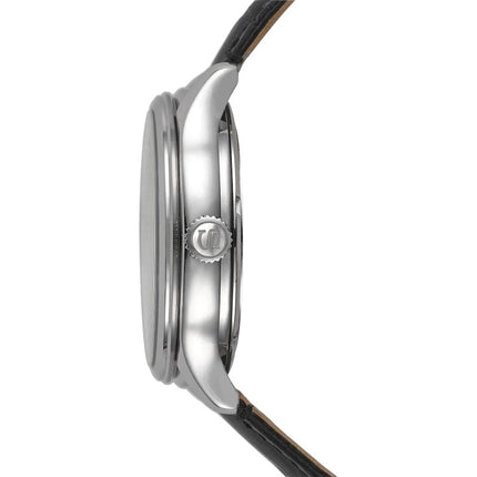 Seiko Presage SSA421J1 Zen Garden Sakura By Night Open Heart Blue Dial Black Leather Strap