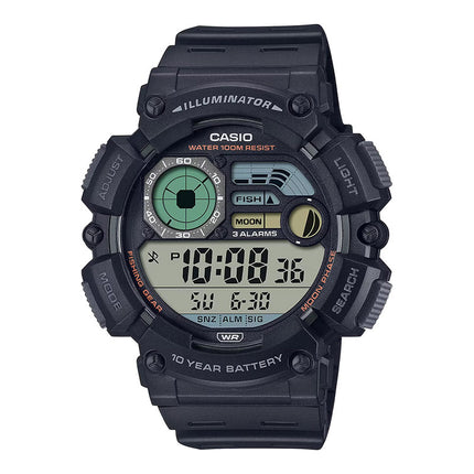 Casio General WS-1500H-1AVDF Men Illuminator Digital Dial Black Resin Band