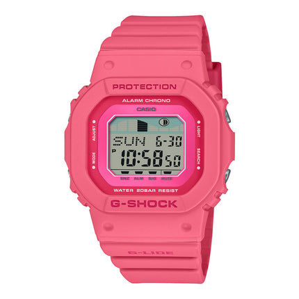 Casio G-Shock GLX-S5610-4DR G-Lide Hawaiian Flower Inspired Digital Dial Pink Resin Band