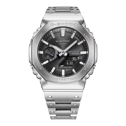 Casio G-Shock GM-B2100SD-1ADR CasiOak Full Metal Digital Analog Dial Stainless Steel Band