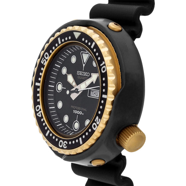 Seiko Prospex S23626J1 Golden Tuna Sea Baselworld 2018 Black Rubber Strap Limited Edition