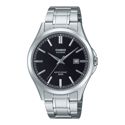 Casio General MTS-115D-1AVDF Men Black Dial Stainless Steel Band