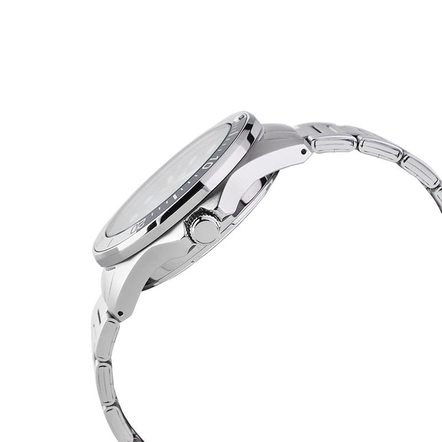 Alba Mechanical AL4549X1 Automatic Men Light Blue Black Gradation Dial Stainless Steel Strap