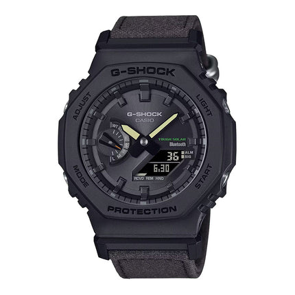 Casio G-Shock GA-B2100CT-1A5DR CasiOak Coexist Collection Digital Analog Dial Black Cloth Band