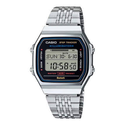 Casio General ABL-100WE-1ADF Vintage Digital Dial Stainless Steel Band