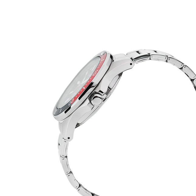 Alba Mechanical AL4457X1 Automatic Men Black Patterned Dial Stainless Steel Strap