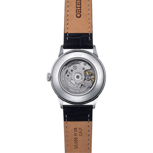 Orient Bambino 38 Classic RA-AC0M03S Automatic Men White Dial Black Leather Strap
