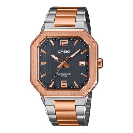 Casio General MTP-B195RG-2AVDF Blue Dial Dual Tone Stainless Steel Band
