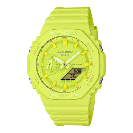 Casio G-Shock GA-2100-9A9DR CasiOak Tone On Tone Series Analog Digital Dial Resin Band