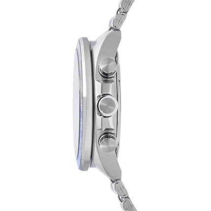 Alba Signa AX7029X1 Men Chronograph Silver White Dial Stainless Steel Strap