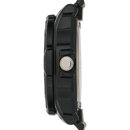 Casio General LRW-200H-1BVDF Water Resistant 100M Black Dial Black Resin Band