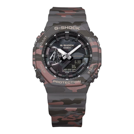 Casio G-Shock GA-2100CMD-8ADR CasiOak Digital Analog Dial Camouflage Resin Band