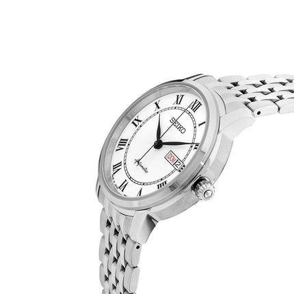 Seiko Presage SRP761J1 Automatic White Dial Stainless Steel Strap