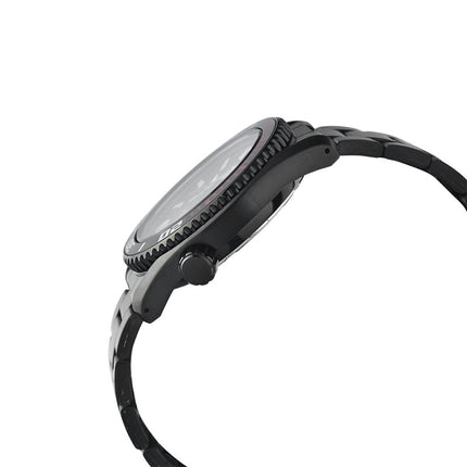 Alba AS9P37X1 Men Red Dial Black Stainless Steel Strap