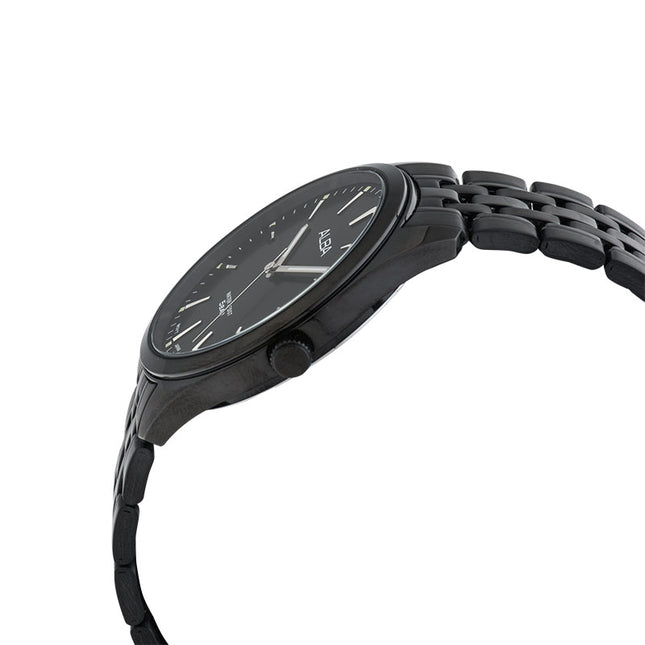 Alba ARX125X1 Men Black Dial Black Stainless Steel Strap