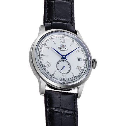 Orient Classic RA-AP0104S Bambino 38 Small Seconds Automatic Silver Dial Black Leather Strap