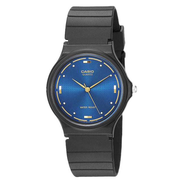 Casio General MQ-76-2ALDF Ladies Blue Dial Black Resin Strap