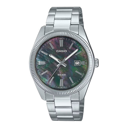Casio General MTP-1302DS-1AVDF Men Mother Of Pearl Dial Stainless Steel Band
