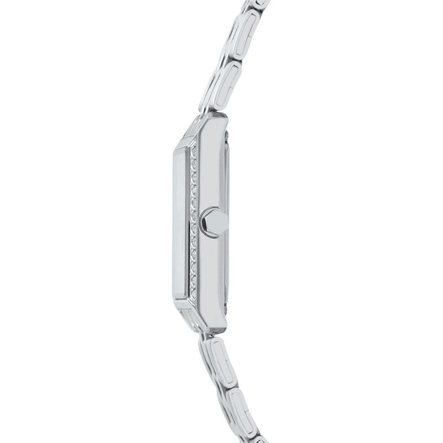 Alba Fashion AK3055X1 Ladies Silver White Dial Stainless Steel Strap