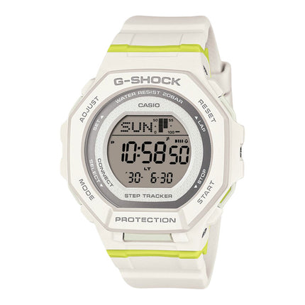 Casio G-Shock GMD-B300SC-7DR G-Squad Step Tracker Digital Dial White Resin Band