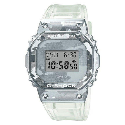 Casio G-Shock GM-5600SCM-1DR Skeleton Camouflage Series Metal Covered Digital Dial Resin Band