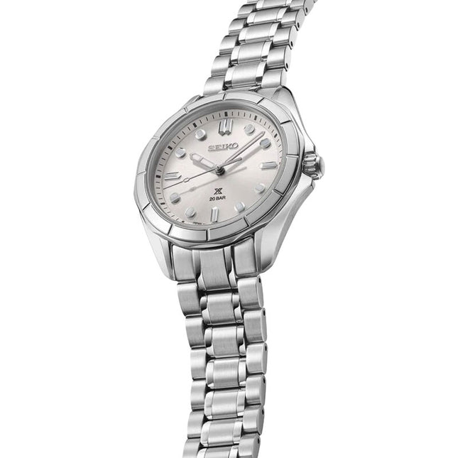 Seiko Prospex Sea SUR595J1 Ladies White Dial Stainless Steel Strap