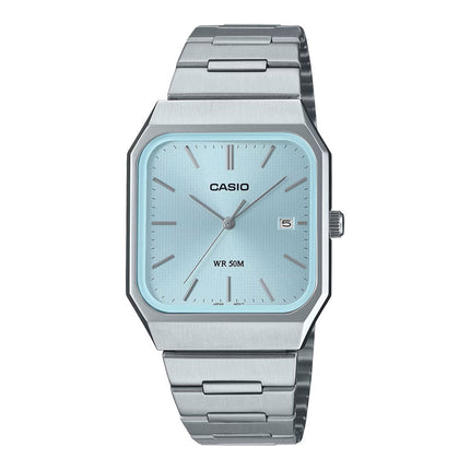 Casio General MTP-B185D-2A2VDF Men Light Blue Dial Stainless Steel Band