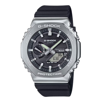 Casio G-Shock GBM-2100-1ADR CasiOak Metal Covered Bluetooth Black Dial Resin Band