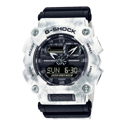 Casio G-Shock GA-900GC-7ADR Grunge Snow Camouflage Digital Analog Dial Camouflage Resin Band