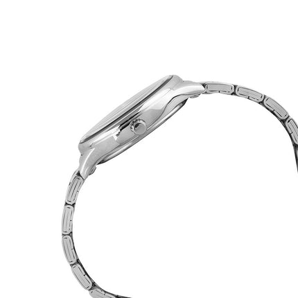 Alba Fashion AG8Q55X1 Ladies Black Dial Stainless Steel Strap