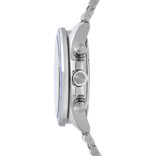 Alba Signa AX7027X1 Men Chronograph Blue Dial Stainless Steel Strap