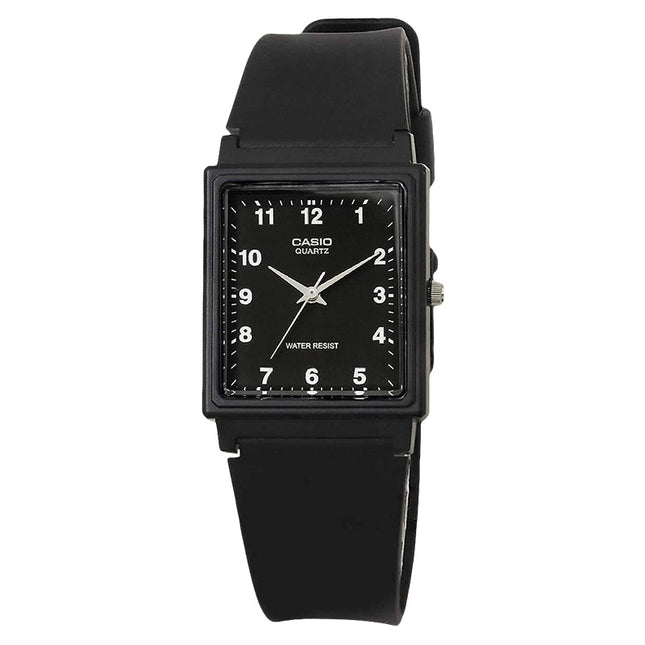 Casio General MQ-27-1BDF Black Dial Black Resin Band