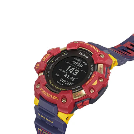 Casio G-Shock G-Squad GBD-H1000BAR-4DR X FC Barcelona Matchday Tough Solar Digital Dial Resin Band