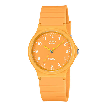 Casio General MQ-24B-9BDF Pop Analog Yellow Dial Yellow Resin Band