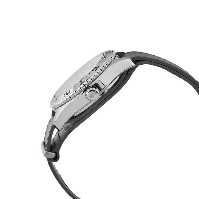 Orient Mako 40 RA-AC0Q07V Men Lilac Dial Grey Leather Strap