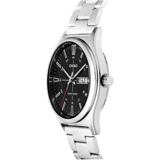 Casio General MTP-V006D-1CUDF Men Black Dial Stainless Steel Band