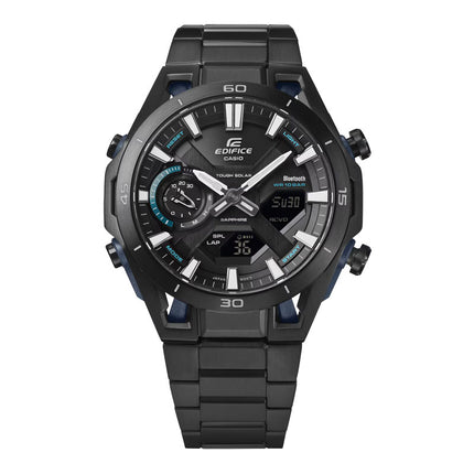 Casio Edifice ECB-2300DC-1ADF Sospensione Digital Analog Dial Black Stainless Steel Band (JDM)