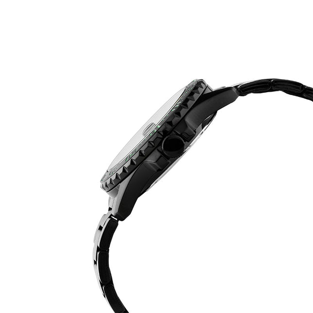 Alba Active AS9N25X1 Men Black Dial Black Stainless Steel Strap