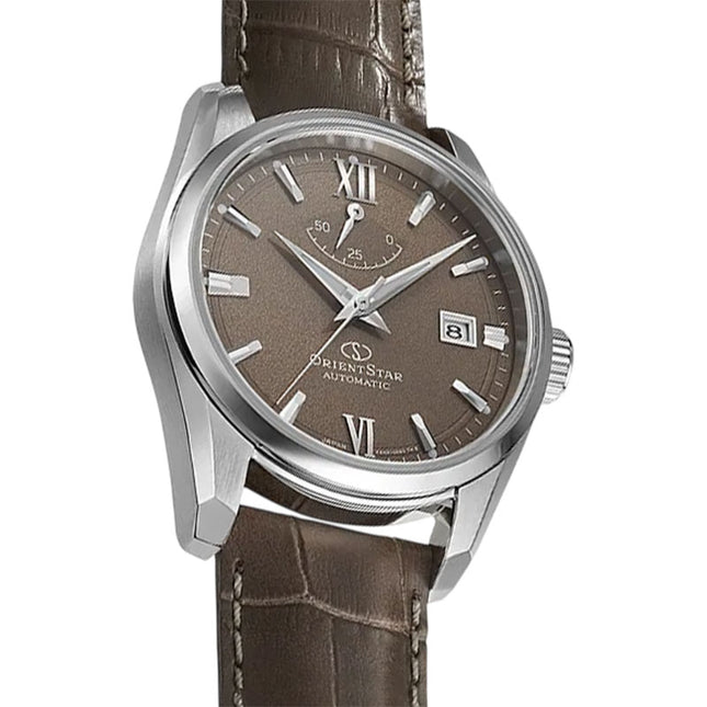 Orient Star RE-AU0113Y Contemporary Date Automatic Brown Dial Brown Leather Strap