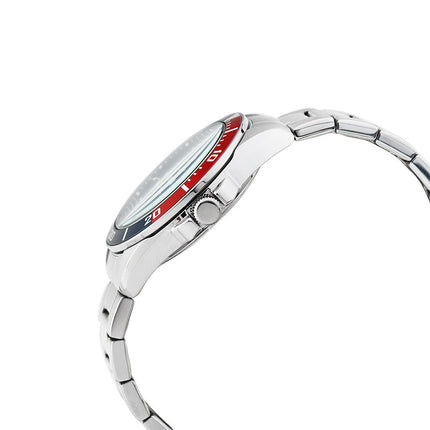 Alba Active AG8J39X1 Men Blue Pattern Dial Stainless Steel Strap