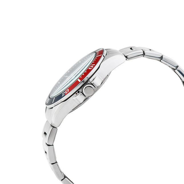Alba Active AG8J39X1 Men Blue Pattern Dial Stainless Steel Strap
