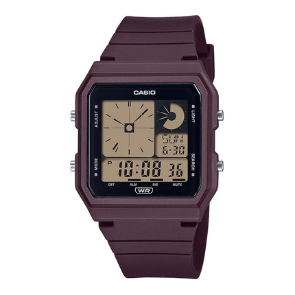Casio General LF-20W-5ADF Pop Digital Dial Brown Resin Band